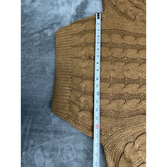 MUSIER Paris Cable Knit Sweater - Tan - Size 36 US 6 - Picture 9 of 13